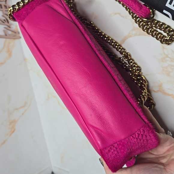 Kurt Geiger London Kew Hot Pink Pouch, Shoulder, Crossbody Bag, New Leather - Picture 6 of 15